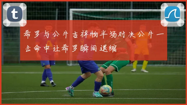 希罗与公牛吉祥物半场对决公牛一击命中让希罗瞬间退缩